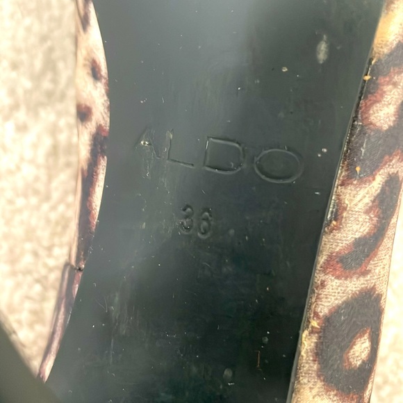 Aldo Animal Print High Heels - Sz 36/5.5 - Picture 6 of 6